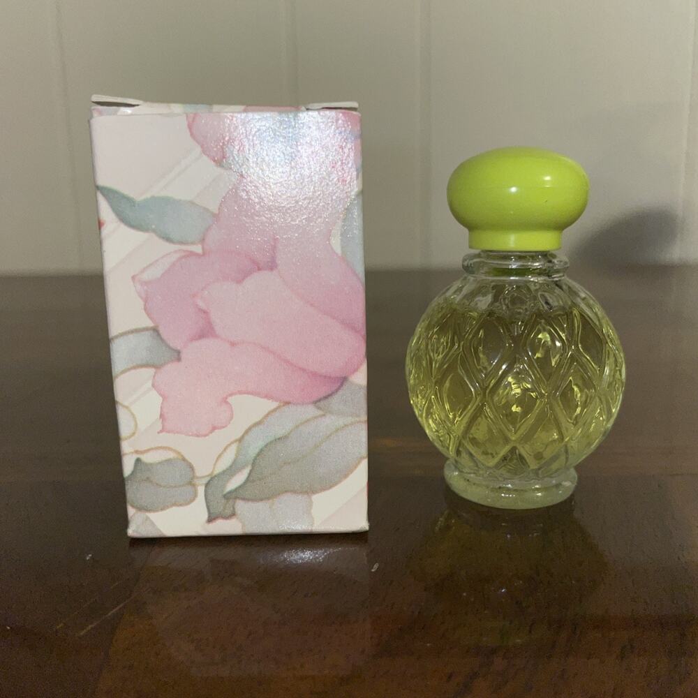 Vintage Avon Field Flowers Cologne .5 oz Splash New in Original Box Lime Green
